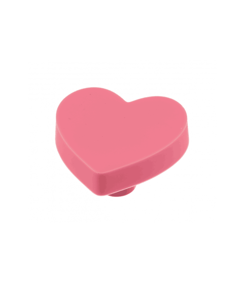 TIRADOR INFANTIL DE GOMA CORAZÓN ROSA