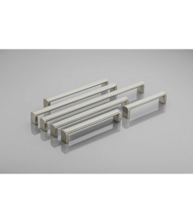 Tirador de mueble 682 l=128 mm acero inoxidable