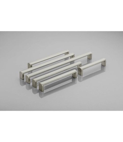 Tirador de mueble 682 l=128 mm acero inoxidable