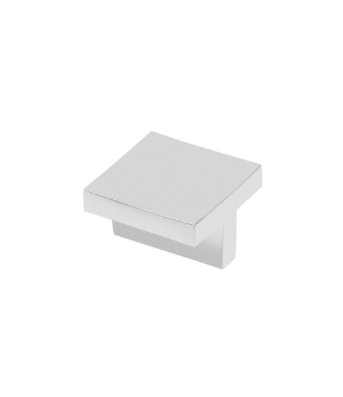 Tirador de mueble 40 x 40  mm cromado