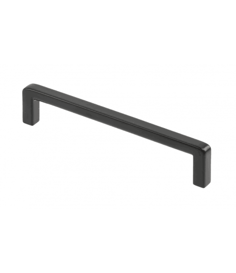 Tirador zink y aluminio BAGIO C=128 mm negro mate