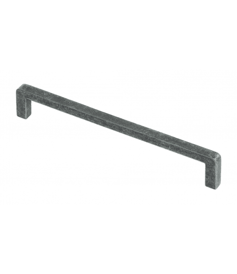 Tirador zink y aluminio BAGIO C=160 mm plata vieja