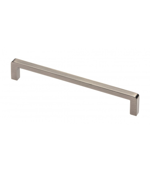 Tirador BAGIO zamak, 160  mm, titanio cepillado