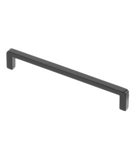 Tirador zink y aluminio BAGIO C=160 mm negro mate