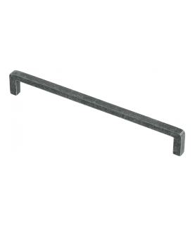 Tirador zink y alumino BAGIO C=192 mm plata vieja