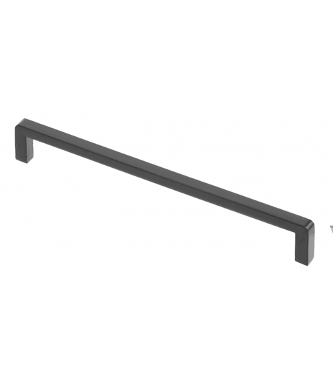Tirador zink y aluminio BAGIO C=192 mm negro mate