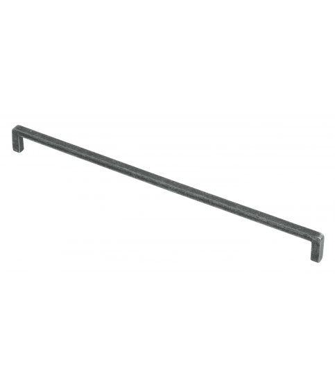 Tirador zink y aluminio BAGIO C=320 mm plata vieja