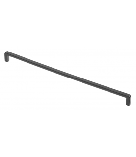 Tirador zink y aluminio BAGIO C=320 mm negro mate