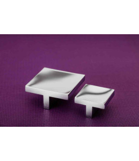 Tirador de mueble 40 x 40  mm cromado