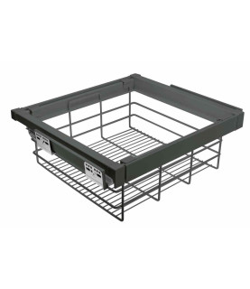 ELITE LAUNDRY BASKET 600MM CONCEALED MOUNTING WITH SOFT-CLOSE ANTHRACITE