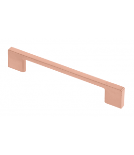 Tirador zink y aluminio 819 C=128 mm cobre