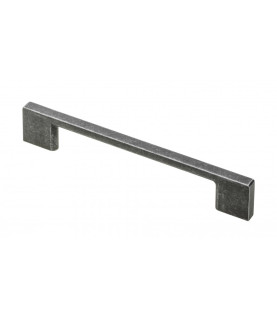 Tirador zink+alu 819 C-96 mm plata envejecida