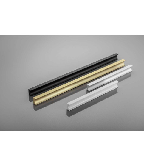 TIRADOR MUEBLE GTV GROOVE C=160MM L=190MM ALUMINIO