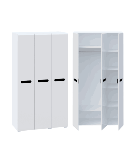 ARMARIO 3 PUERTAS (120) BIANCO