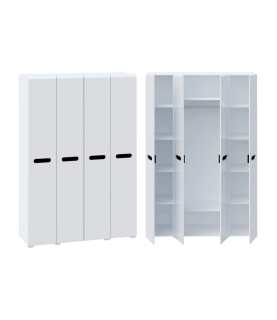ARMARIO 4 PUERTAS (150) BIANCO