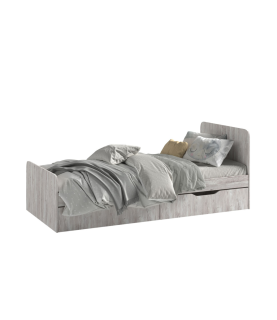 CAMA INDIVIDUAL SERIE LOKI 0,9 ARTVUD CLARO 950x500x2042
