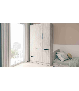 ARMARIO SERIE LOKI 4D ARTVUD CLARO 800x2100x400