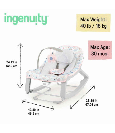 HAMACA INGENUITY KEEP COZY GRIS BEBÉ