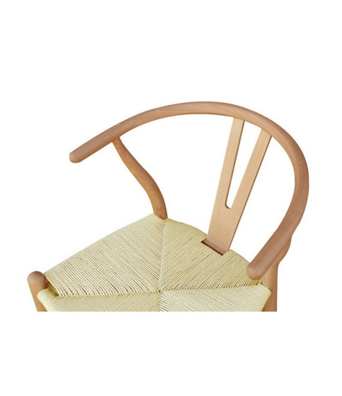 Silla WISH, haya, natural, fibra trenzada