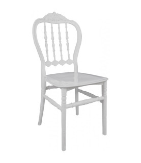 Silla LIRA, apilable, polipropileno blanco