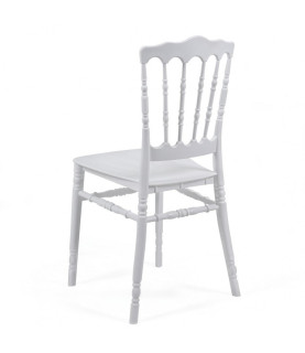 Silla WEDDING, apilable, polipropileno blanco