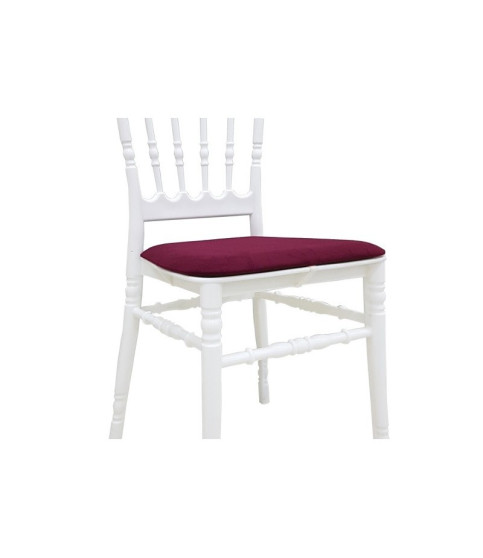 Silla WEDDING, apilable, polipropileno blanco