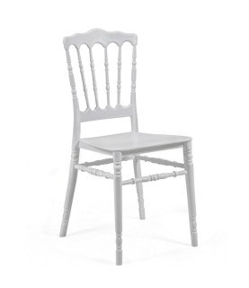 Silla WEDDING, apilable, polipropileno blanco