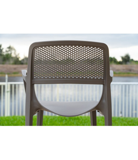 SILLÓN VERDI APILABLE POLIPROPILENO VERDE
