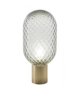 LÁMPARA DE TECHO WITTEN H170 DE METAL Y VIDRIO CON LUZ LED CÁLIDA