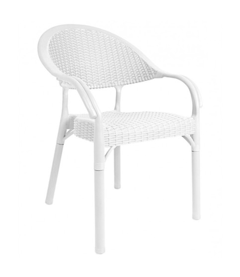 SILLÓN TORREMOLINOS APILABLE POLIPROPILENO BLANCO SILLÓN TORREMOLINOS APILABLE POLIPROPILENO BLANCO