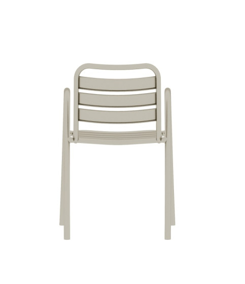 SILLÓN TROPICANA APILABLE POLIPROPILENO GRIS CLARO