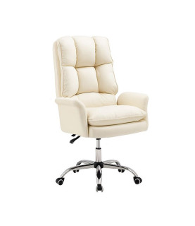 Sillón de oficina MAINZ, alto, giratorio, similpiel negra