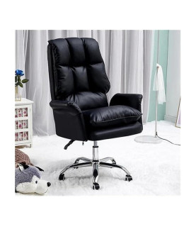 Sillón de oficina MAINZ, alto, giratorio, similpiel negra