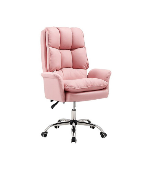 MAINZ office chair, high back, swivel, black faux leather