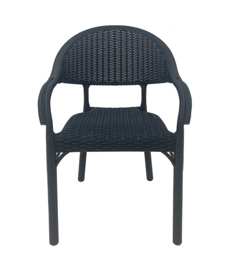 SILLÓN RICK APILABLE POLIPROPILENO ANTRACITA SILLÓN RICK APILABLE POLIPROPILENO ANTRACITA