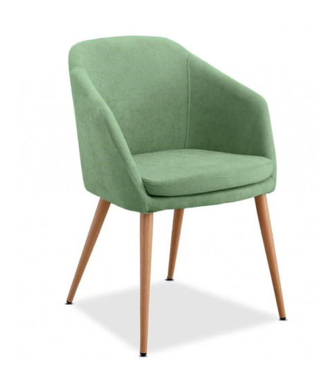 SILLÓN LART METÁLICO TAPIZADO LINO GRIS OSCURO SILLÓN LART METÁLICO TAPIZADO LINO GRIS OSCURO