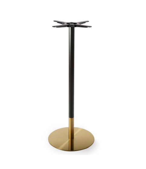 Base de mesa VERSALLES NEW, alta, dorada y negra, 43 cms de diámetro, altura 110 cms Base de mesa VERSALLES NEW, alta, dorada y negra, 43 cms de diámetro, altura 110 cms