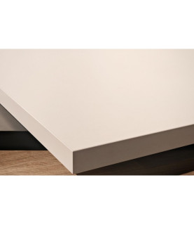 Tablero de melamina 30 mm, Blanco Ele, 60 x 60 cm