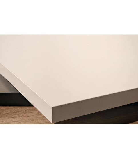 Tablero de melamina 30 mm, Blanco Ele, 60 x 60 cm