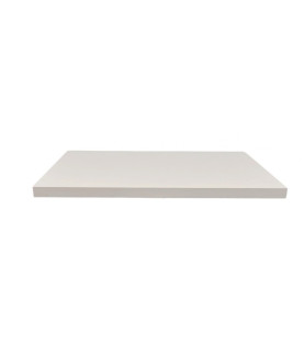 Tablero de melamina 30 mm, Blanco Ele, 60 x 60 cm