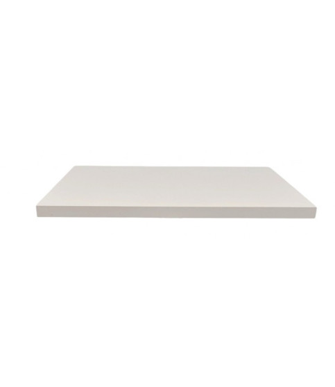 Tablero de melamina 30 mm, Blanco Ele, 60 x 60 cm
