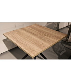 Tablero de melamina 30 mm, Roble Ele, 60 x 60 cm
