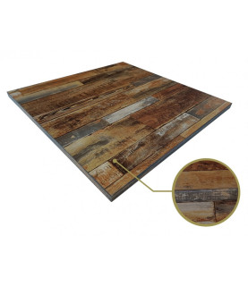 Tablero de mesa HD7347, vintage, 70 x 70 cms