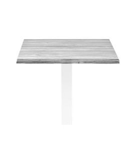 Tablero de mesa Werzalit Alemania, ANTIQUE WHITE 202, 70 cm de diámetro