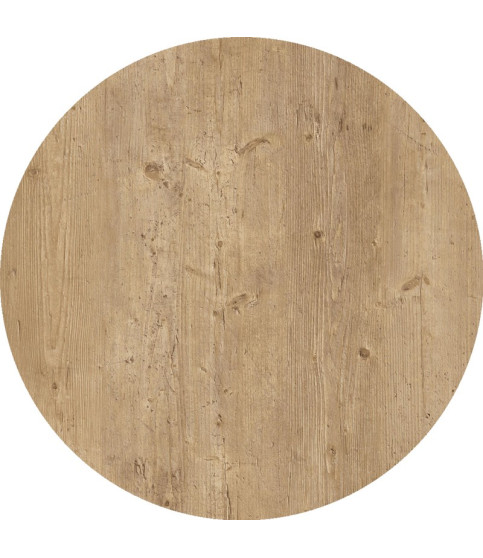 Tablero de mesa Werzalit WER-WOODART Avalon Pine 4729, 60 cm de diámetro Tablero de mesa Werzalit WER-WOODART Avalon Pine 4729, 60 cm de diámetro