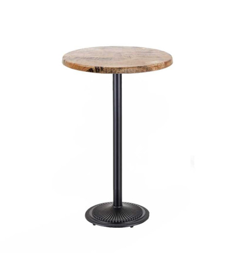 MESA ALTA ARNO NEGRA BASE 110 CM TAPA 60 CM COLOR A ELEGIR