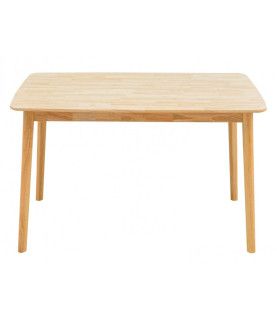 Mesa TRANSILVANIA, madera natural, 120 x 75 cm.