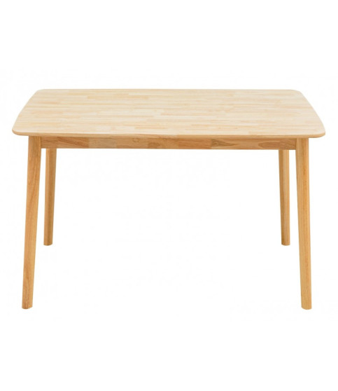 Mesa TRANSILVANIA, madera natural, 120 x 75 cm.