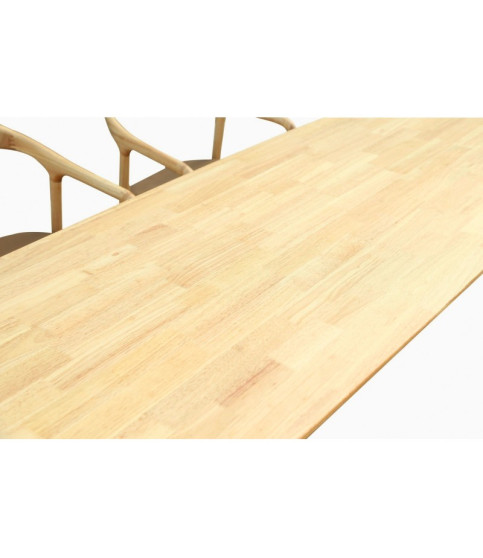 Mesa TRANSILVANIA, madera natural, 120 x 75 cm.