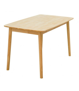 Mesa TRANSILVANIA, madera natural, 120 x 75 cm.